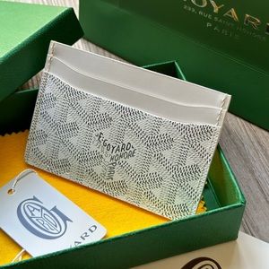 Goyard Saint Sulpice White Card Holder Authentic Purchased From CA